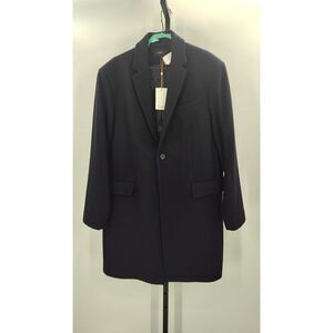 Quince Mens Italian Wool Overcoat Cadet XL